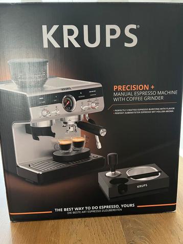 Krups XP804T10 Precision+ piston koffieapparaat + bonenmaler beschikbaar voor biedingen