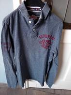 Longsleeve Superdry maat M, Gedragen, Blauw, Maat 48/50 (M), Ophalen of Verzenden