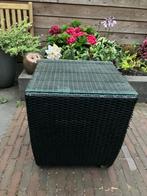 Bijzettafeltje buiten voor tuin of balkon, Ophalen, Gebruikt, Vierkant, Wicker
