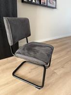 6 Grijze Eetkamerstoelen - Goede Staat!, Huis en Inrichting, Stoelen, Ophalen, Gebruikt, Vijf, Zes of meer stoelen, Stof