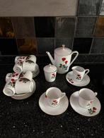 1960 Bavaria Mitterteich Theeservies met roosmotief, Ophalen of Verzenden