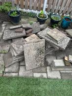 Gratis tegels, Tuin en Terras, Tegels en Klinkers, Ophalen of Verzenden, Zo goed als nieuw, Beton, Terrastegels