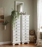 Twee vintage ladekasten apothekerkasten brocante kasten set, Ophalen of Verzenden