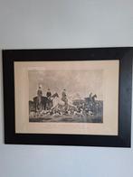 Engelse jacht prent, Antiek en Kunst, Ophalen of Verzenden