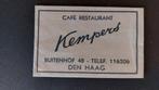 Den Haag,  café rest. Kempers, Verzenden, Nederland