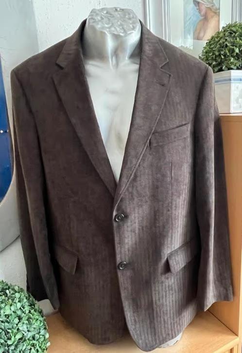 Duvel bruin colbert maat 54[26 buikmaat], Kleding | Heren, Kostuums en Colberts, Nieuw, Maat 52/54 (L), Bruin, Ophalen of Verzenden