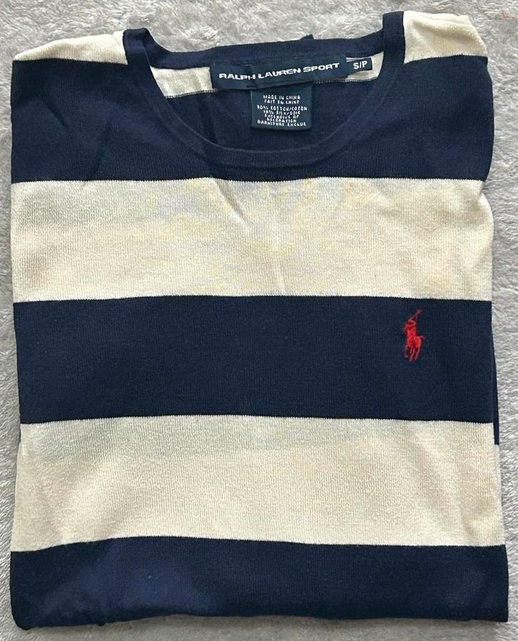 Ralph Lauren Sport dames trui – maat S – blauw/wit gestreept, Kleding | Dames, Truien en Vesten, Gedragen, Maat 36 (S), Blauw