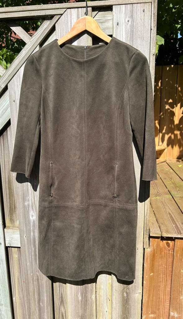 Sandwich jurk, nieuwstaat!!, Kleding | Dames, Jurken, Zo goed als nieuw, Maat 36 (S), Groen, Knielengte, Ophalen of Verzenden