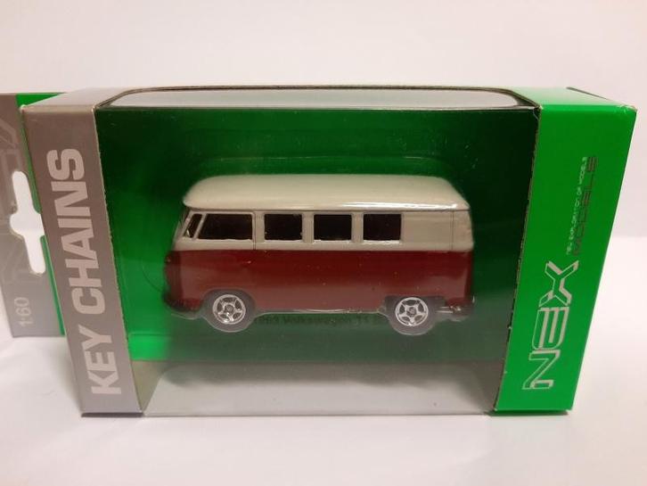 Volkswagen Type 2 bussen T1 sleutelhangers van Welly NEX, Hobby en Vrije tijd, Modelauto's | Overige schalen, Nieuw, Bus of Vrachtwagen