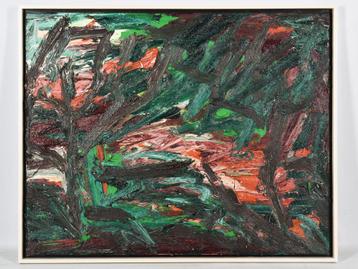 Origineel schilderij Jan de Beus (1994, 80x100 cm) beschikbaar voor biedingen