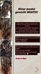 KLEUR MODEL GEZOCHT! GRATIS!, Ophalen of Verzenden, Nieuw, Overige typen