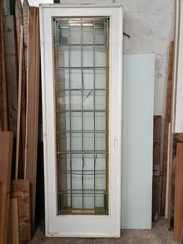 2 Glas-in-lood schuifdeuren (reparatie nodig) beschikbaar voor biedingen