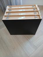 4 kleine Lack ikea planken zwart, Doe-het-zelf en Verbouw, Hout en Planken, Ophalen, Minder dan 25 mm, Plank, Minder dan 200 cm