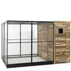 Voliere Voldux R9 (nachthok links of rechts) GRATIS GELEVERD, Dieren en Toebehoren, Vogels | Hokken en Kooien, Ophalen of Verzenden