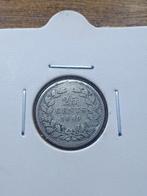 25 cent 1849 Willem 3, Postzegels en Munten, Munten | Nederland, Zilver, Ophalen of Verzenden, Koning Willem III, Losse munt
