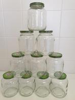 10 Hak lege glazen potten van 300ml, Ophalen of Verzenden, Zo goed als nieuw, Glas, Pot, Bus of Blik