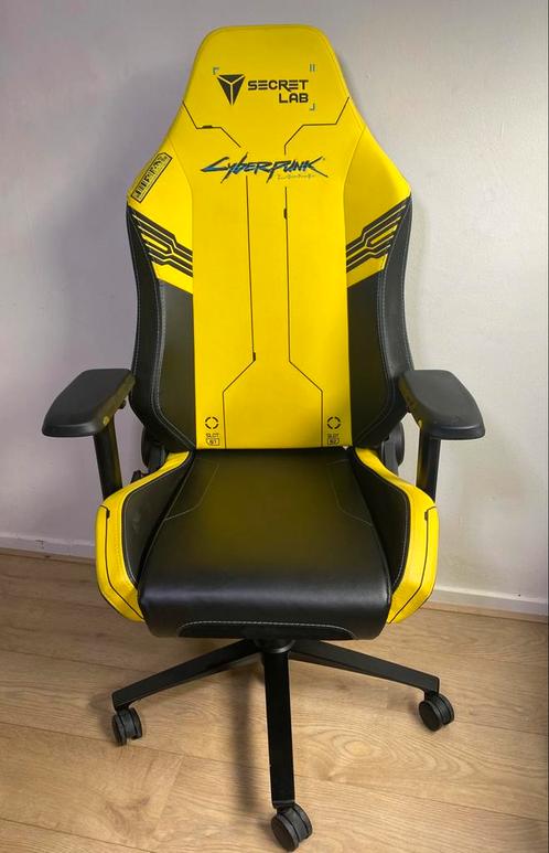 Secretlab OMEGA Cyberpunk 2077 gaming gamestoel, Huis en Inrichting, Bureaustoelen, Gebruikt, Bureaustoel, Overige kleuren, Gaming bureaustoel
