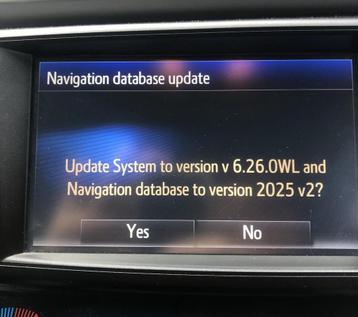 2025 V2 TOYOTA LEXUS USB NAVIGATIE UPDATE EUROPA beschikbaar voor biedingen