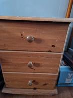 Ladekastje met 3 lades
H 57
Br 43
D 35, Ophalen, Minder dan 50 cm, Gebruikt, Minder dan 100 cm