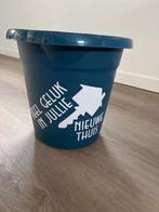 Blauwe Emmer Nieuwe Woning bedrukt, Ophalen, Nieuw, Kunststof