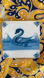 18e EEUWSE DELFTS BLAUWE WANDTEGEL (13x13x0,7cm), Antiek en Kunst, Antiek | Wandborden en Tegels, Ophalen of Verzenden