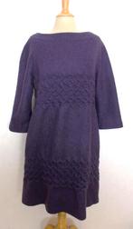 Mooie paarsachtige 75% wollen jurk van Nicowa! 42, Overige kleuren, Verzenden, Maat 42/44 (L), Zo goed als nieuw