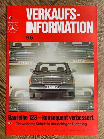 Verkaufsinformation Mercedes-Benz E-klasse 200-300 W123 1982 beschikbaar voor biedingen
