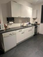 Nette witte keuken met bosch vaatwaser, Huis en Inrichting, Keuken | Complete keukens, Ophalen, Gebruikt, Wit, Enkelwandige keuken