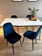 4 eettafelstoelen zgan, Ophalen, Zo goed als nieuw