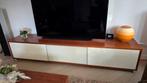 Mooie televisiekast kersen - roomwit televisiemeubel, Ophalen, Glas, Zo goed als nieuw, 200 cm of meer