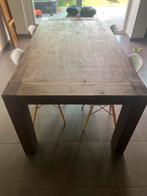 Gebruikte eettafel die nog groter gemaakt kan worden, Huis en Inrichting, Tafels | Eettafels, Ophalen, Gebruikt, 100 tot 150 cm