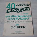 Pianomuziek voor de beginnende speler J C Beuk, Ophalen, Zo goed als nieuw