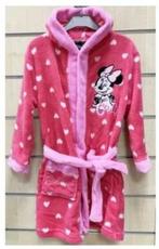 Minnie Mouse Badjas - Hartjes - Maat 122 - Disney, Kinderen en Baby's, Kinderkleding | Maat 122, Disney, Nacht- of Onderkleding