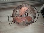 Vintage Koperen Tafelventilator, Ophalen, Gebruikt, Tafelventilator