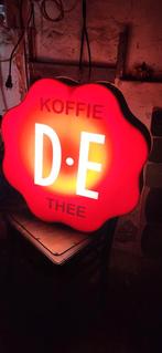 Oude Lichtbak Douwe Egberts koffie Thee, Verzamelen, Merken en Reclamevoorwerpen, Ophalen, Gebruikt, Lichtbak of (neon) lamp