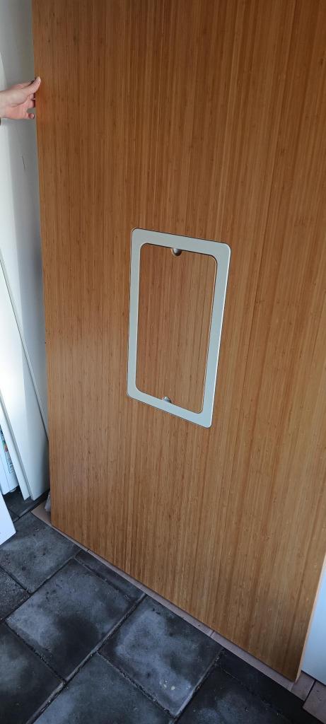 Eettafel Bamboe (Ikea ANVÄNDBAR), Huis en Inrichting, Tafels | Eettafels, Gebruikt, 50 tot 100 cm, 150 tot 200 cm, Vijf personen of meer