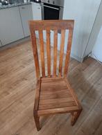 8 teakhouten eetkamer stoelen zgan, Huis en Inrichting, Stoelen, Ophalen of Verzenden, Gebruikt, Bruin, Vijf, Zes of meer stoelen