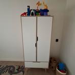 Kinderkamerkast - Wit met Houten Details, Ophalen, Kast, 50 tot 70 cm, 105 cm of meer