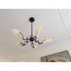 # Kenwell Trading Hanglamp. Met kelkjes van glas, Huis en Inrichting, Ophalen, Gebruikt, Glas