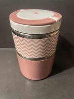 Roze Voedselcontainer met 2 Compartimenten, Ophalen of Verzenden, Gebruikt, Overige, Overige merken