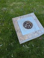 Steigerhouten Gas Tafelhaard - RVS 316, Tuin en Terras, Vuurkorven, Ophalen, Gebruikt
