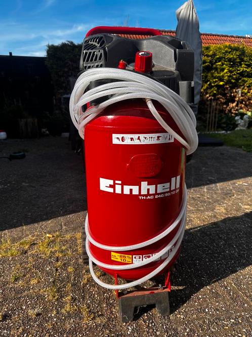 Einhell compressor, Doe-het-zelf en Verbouw, Compressors, Zo goed als nieuw, 6 tot 10 bar, 25 tot 100 liter, 200 tot 400 liter/min