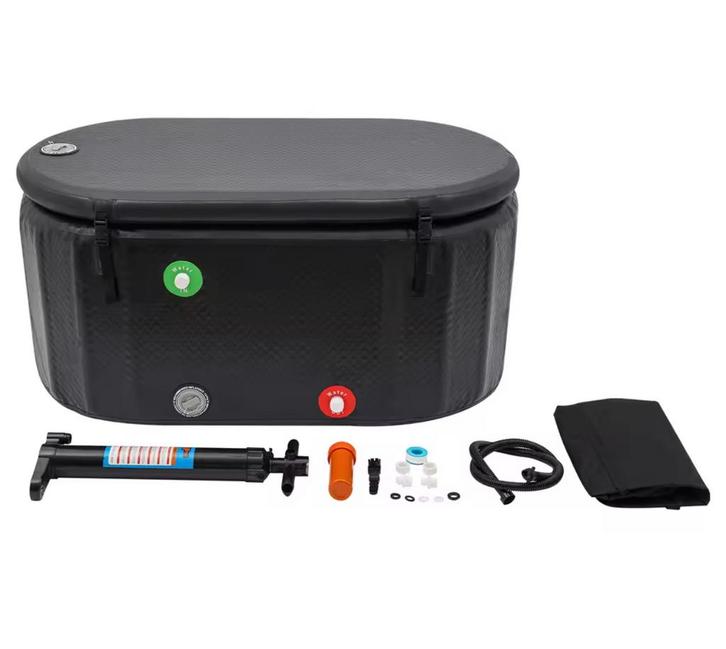Opvouwbaar IJsbad | 370L | Koudetherapie voor Thuis, Tuin en Terras, Bubbelbaden en Hottubs, Nieuw, Opblaasbaar, Pomp, Ophalen of Verzenden