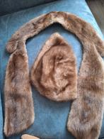 Vintage Bont Set - Hoed en Sjaal, Hoed, Zo goed als nieuw, Bont, One size fits all