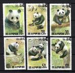 (PANDA BEREN) Korea Mi. 3165/3270 gestempeld, Postzegels en Munten, Postzegels | Thematische zegels, Ophalen of Verzenden, Gestempeld