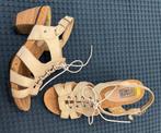 Wolky ledere zomer sandaal maat 38, Wolky, Verzenden, Beige, Sandalen of Muiltjes