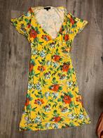 Gele bloemen jurk King Louie maat L grafisch boho chique, Kleding | Dames, Jurken, Maat 38/40 (M), Geel, Ophalen of Verzenden