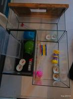 Aquarium/hamster hok / hamsterscaping, Overige typen, Zo goed als nieuw, Hamster, Ophalen