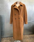 Find teddy faux fur mantel coat L winterjas jas, Ophalen of Verzenden, Zo goed als nieuw, Beige