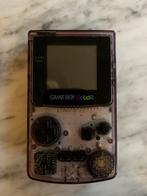 Game Boy Color - paars transparant, Spelcomputers en Games, Spelcomputers | Nintendo Game Boy, Ophalen of Verzenden, Gebruikt